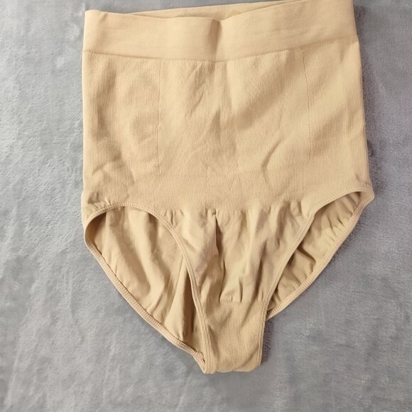 Revenge x Body Womens Shapewear Panty Tan Nude High Waist Control Brief NWT - Picture 1 of 10